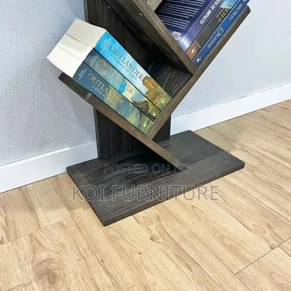 Storage Unit; Tree Alte Wooden Book Storage Shelf Rack