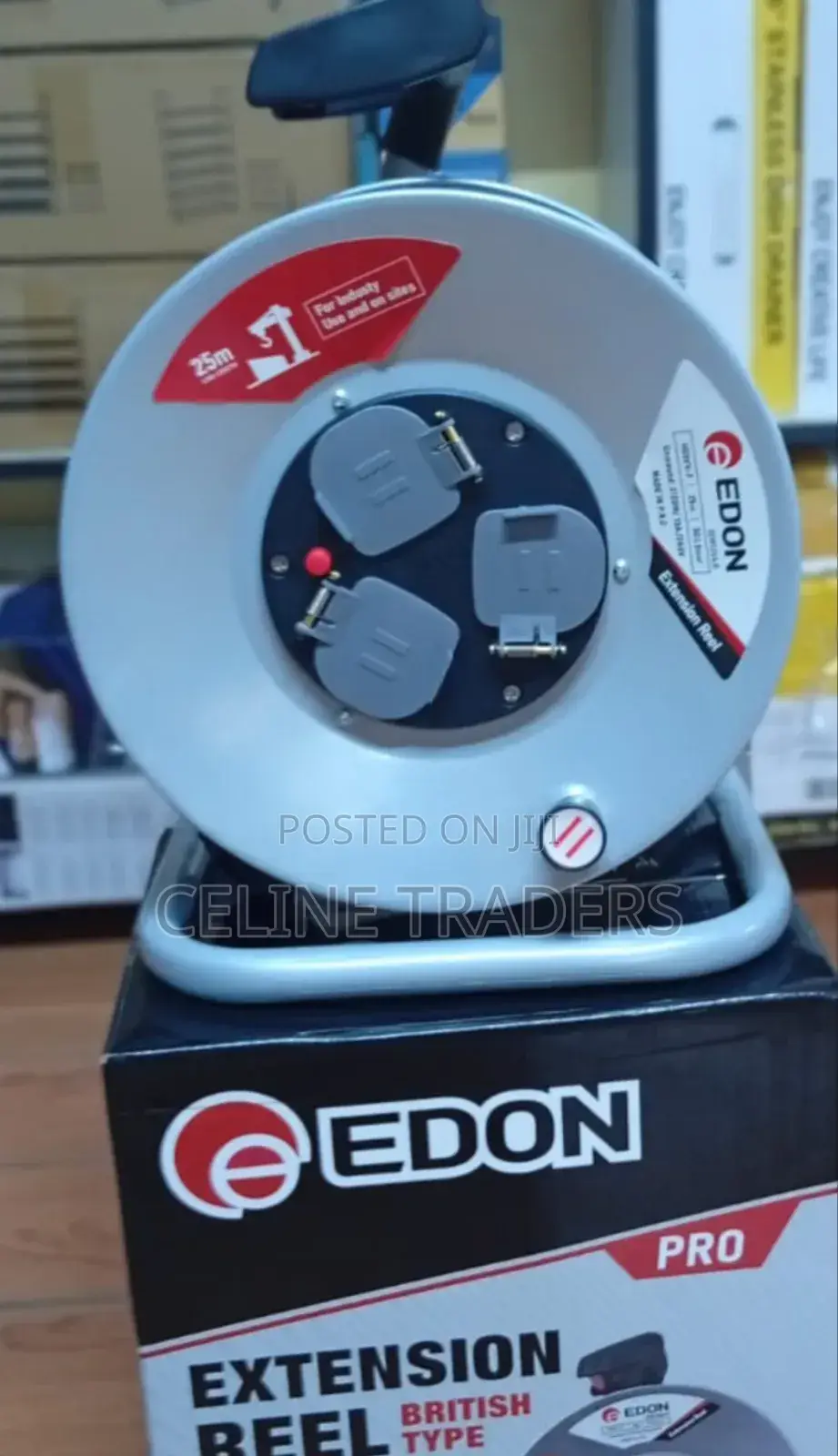 Edon Pro Extension Reel 25m 2.5mm
