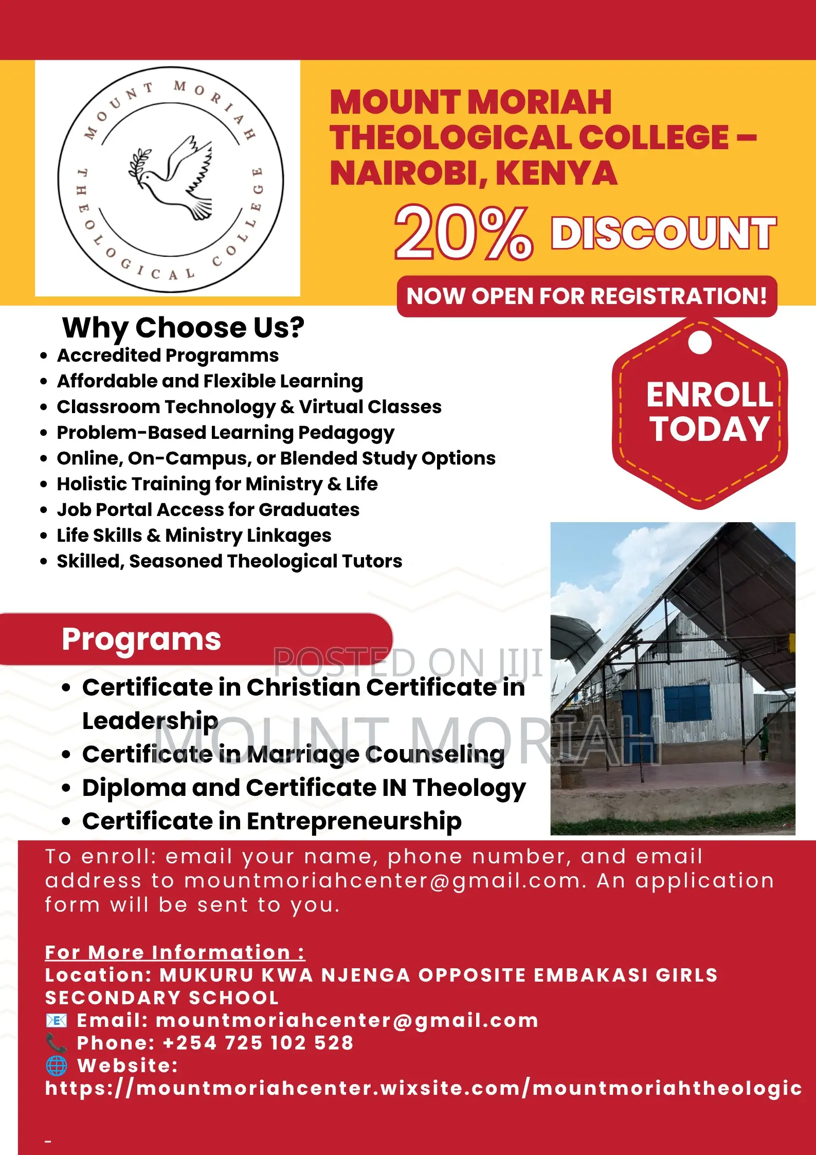 Mount Moriah Theological College (MMTC)