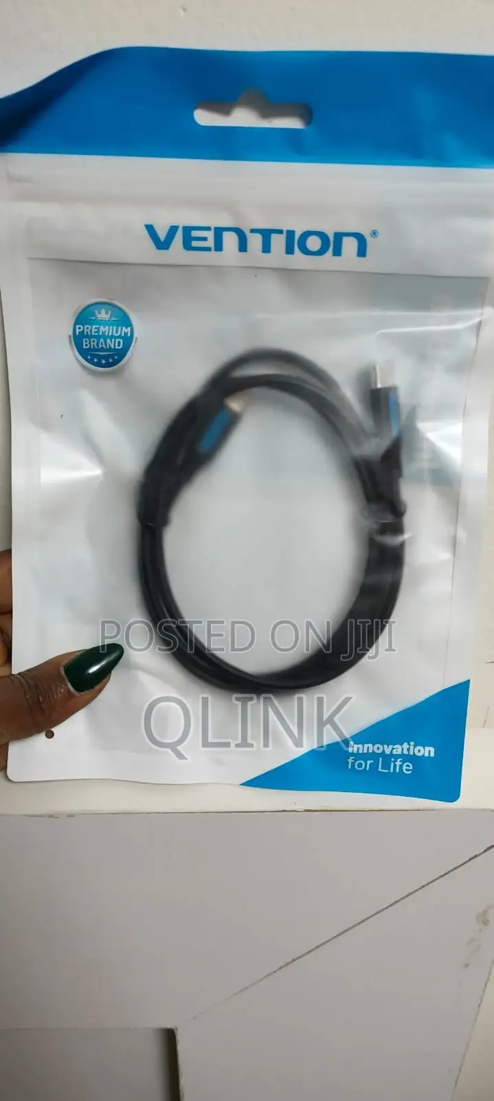 Vention USB 2.0 C Male to Male Cable 1M Black -COSBF