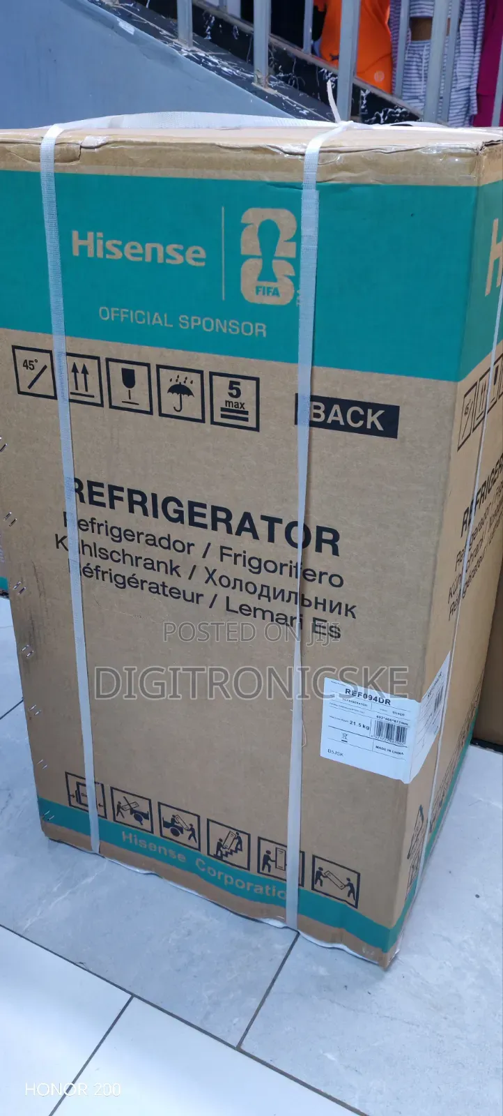 Hisense REF094DR 94 LITRES Frost Silver Single Door Fridge