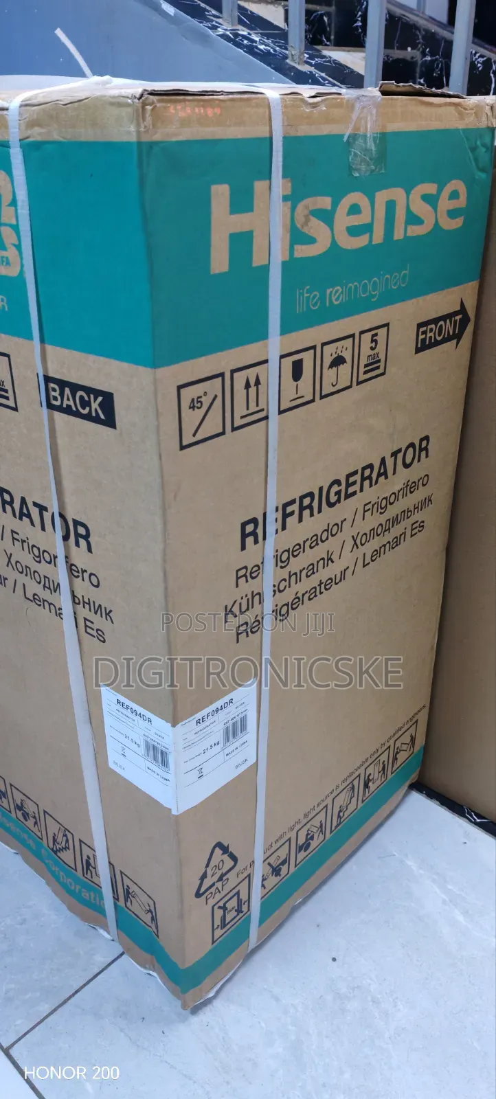 Hisense REF094DR 94 LITRES Frost Silver Single Door Fridge