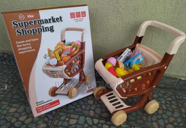 Kids Shopping Cart Play Set
