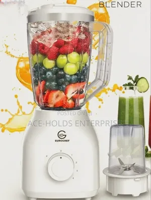 2-in-1 Eurochef 1.8 Litres Jug - 4 Speed Blender/ Grinder