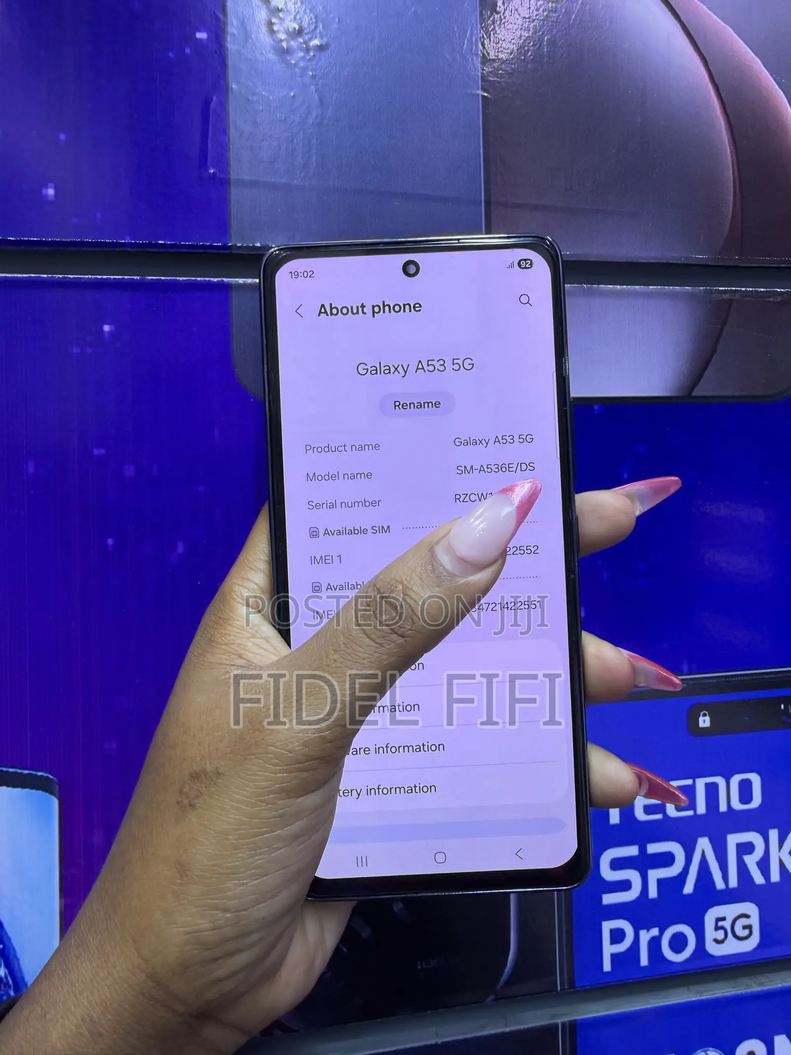 Samsung Galaxy A53 5G 128 GB Gray