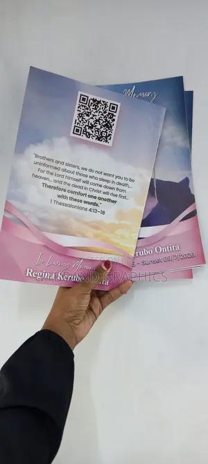 Affordable A3 A4 Eulogy Printing Nairobi