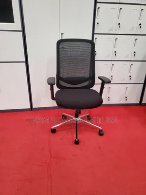 Mid Back Black Ergonomic Office Chair