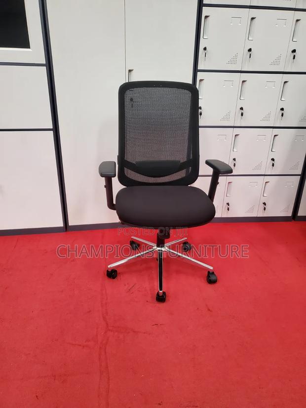 Mid Back Black Ergonomic Office Chair