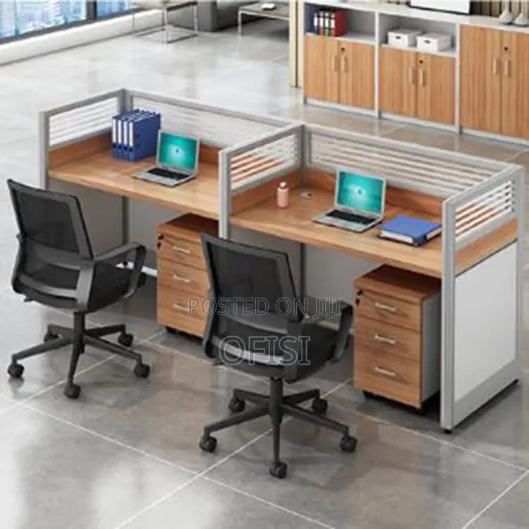 Office Workstation; 2 Way Straight Office Workstation