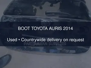 Boot Toyota Auris 2014