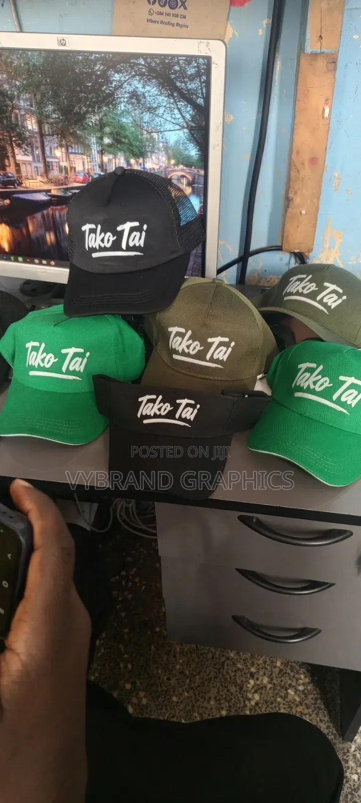Cap Branding Printing Nairobi – KSH 100