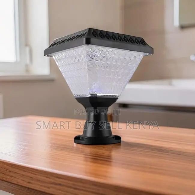 Motion Sensor Outdoor Led Garden Light Main Gate Post Solar Light Lamp