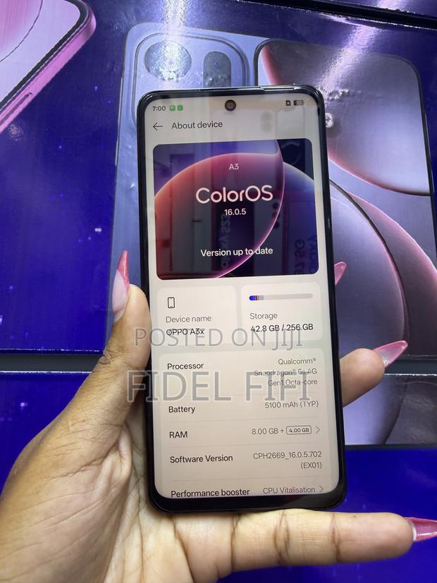 Oppo A3X 4G 256 GB Black - thumbnail 3