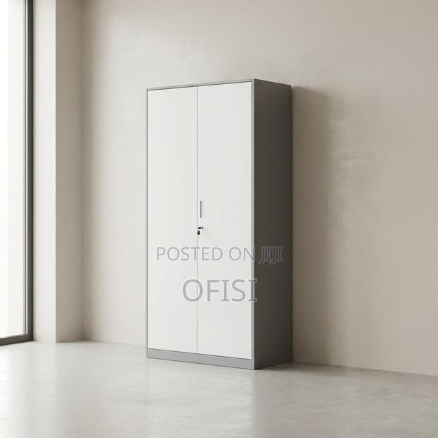 Office Cabinet; Durable Steel 2 Door Metal Storage Cabinet