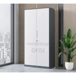 Office Cabinet; Durable Steel 2 Door Metal Storage Cabinet