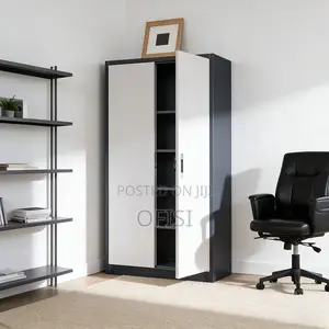 Office Cabinet; Durable Steel 2 Door Metal Storage Cabinet