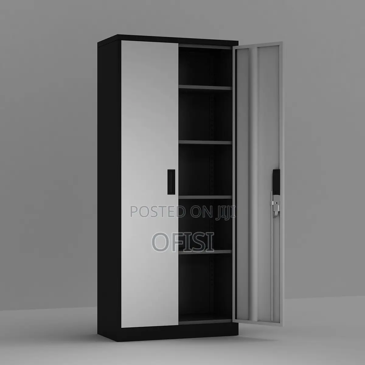 Office Cabinet; Durable Steel 2 Door Metal Storage Cabinet