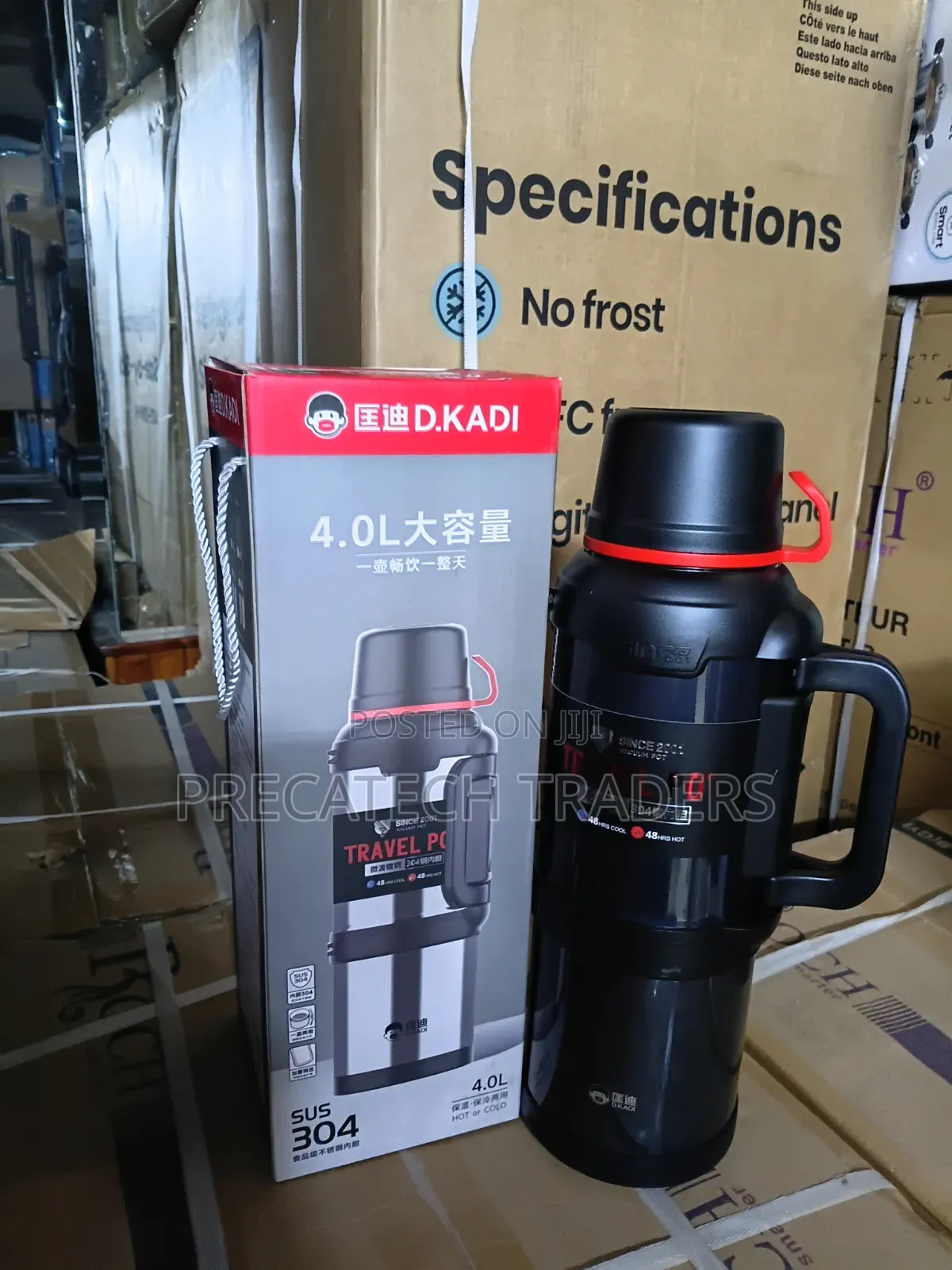 DKADI 4.0L Stainless Steel Vacuum Flask