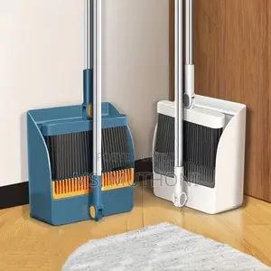 *2 in 1 Foldable Rotating Broom Dustpan Set*