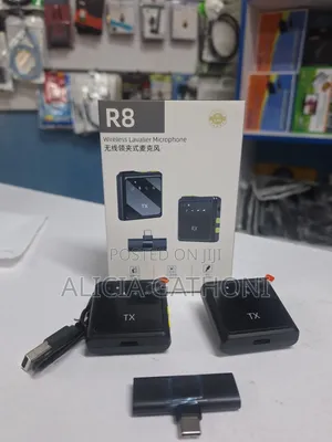 Type C Wireless Double Microphone With Jack Port for Sound Monitoring