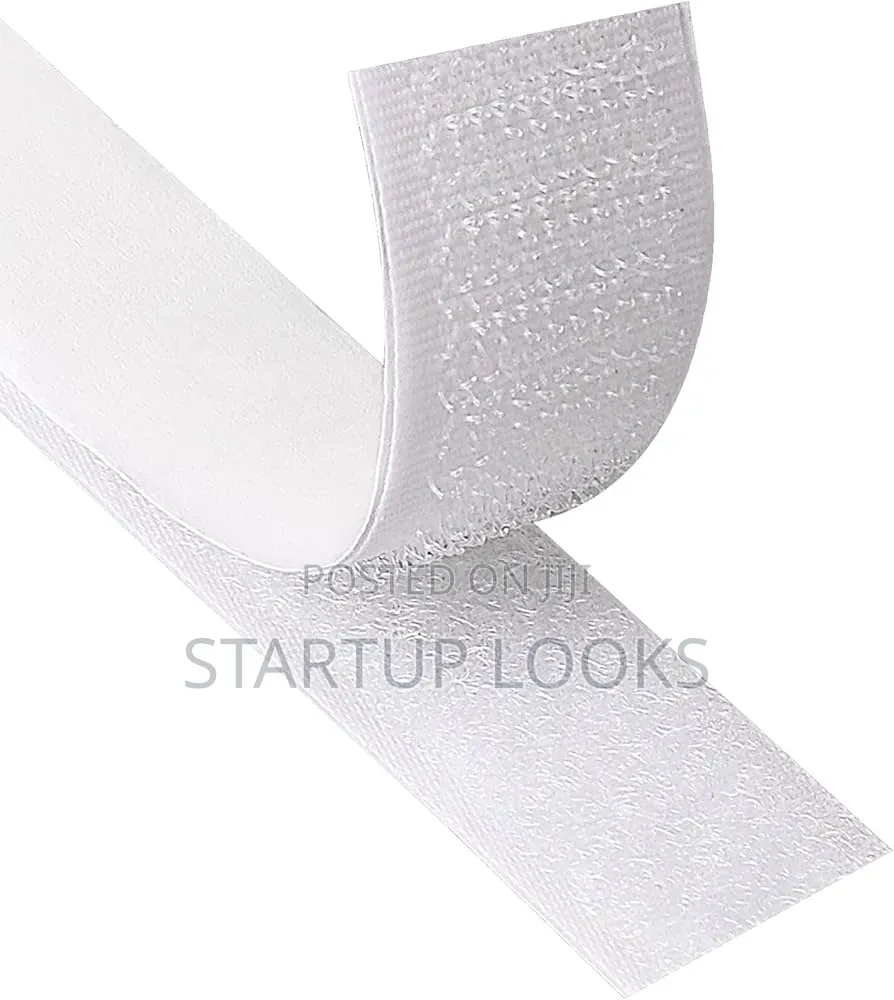 Double Sided Velcro White Per Metre 1inch
