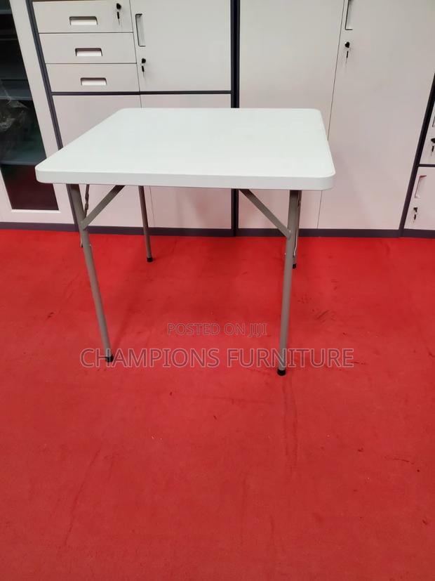 Square White Outdoor/Hotel Table