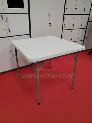 Square White Outdoor/Hotel Table