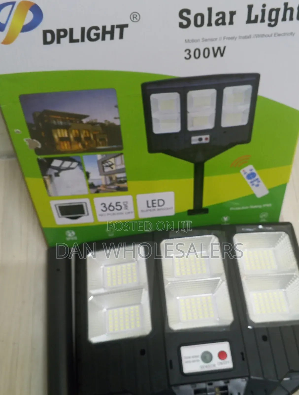 DPLIGHT Solar Security Light IP65 Waterproof Outdoor