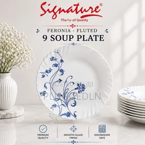 Signature Glass Full Plates 6 Sets Per Box