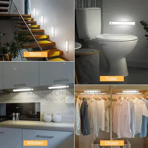 USB Ultra-Thin Rechargeable LED Motion Sensor Light – Dimmable Lamp