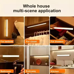 USB Ultra-Thin Rechargeable LED Motion Sensor Light – Dimmable Lamp