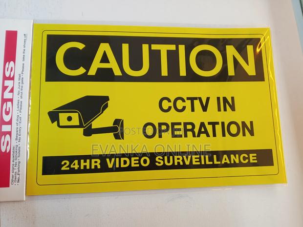 Caution Sign - CCTV in Operation - thumbnail 2