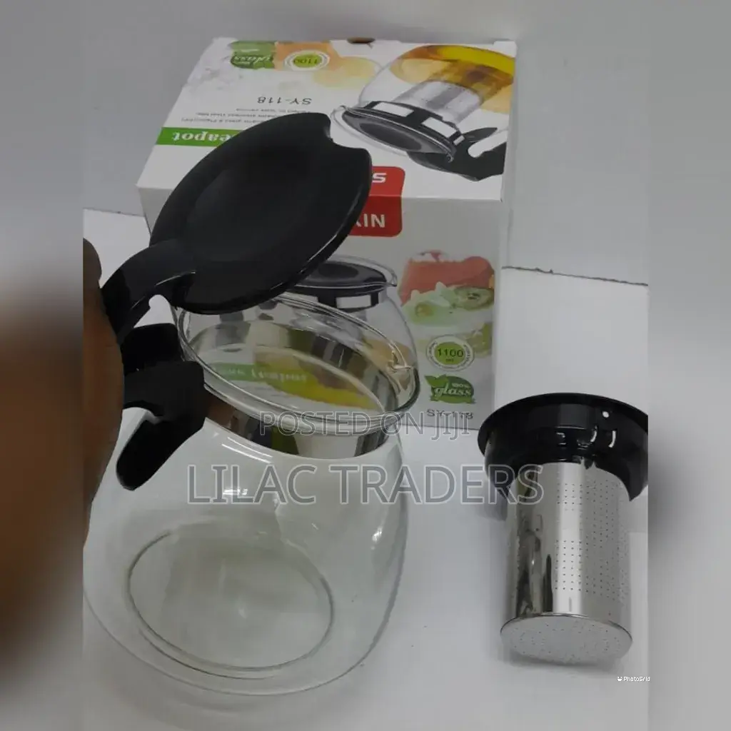 Glass Tea Decanter With Sieve