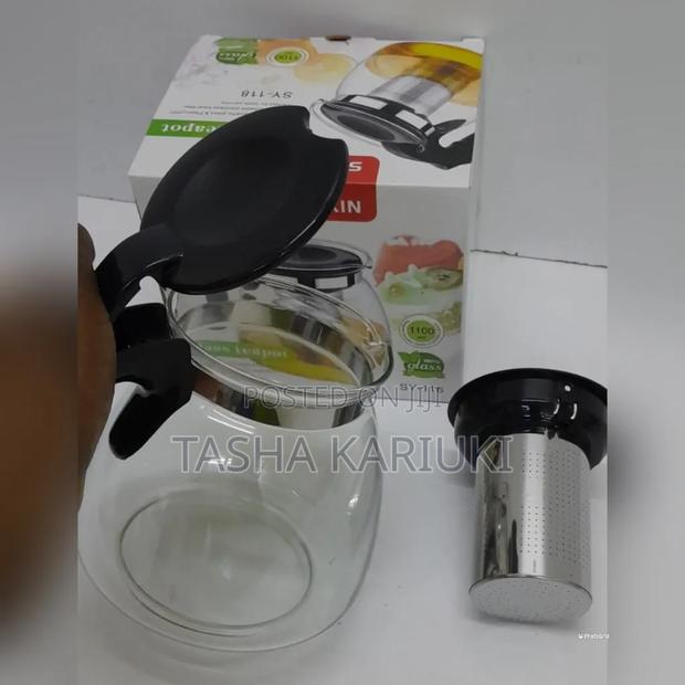 Glass Tea Decanter With Sieve