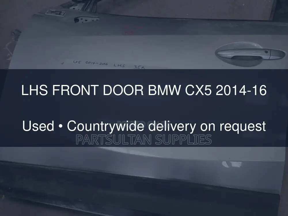 LHS Rear Door Vw Golf 2012