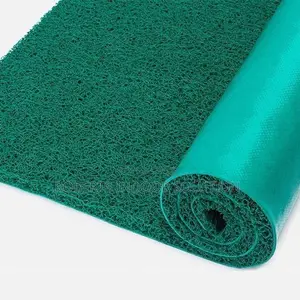 Heavy-Duty Green PVC Spaghetti Mat