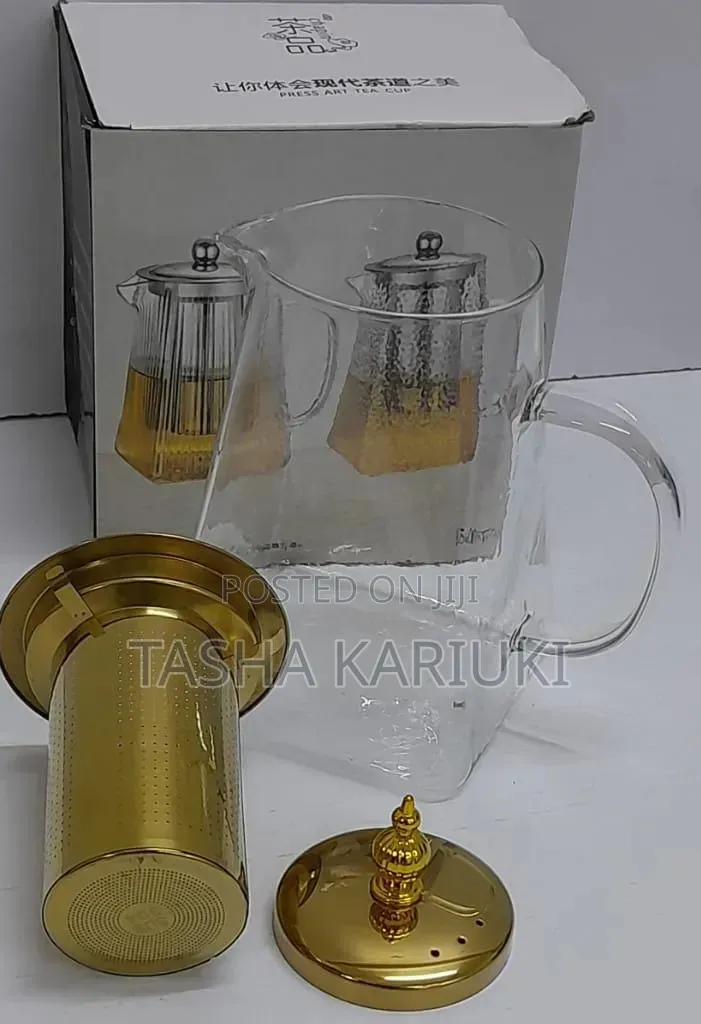 1000ml Borosilicate Glass Tea Pot With Infuser