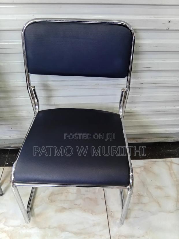 Leather Executive Waiting Office Chair - thumbnail 2