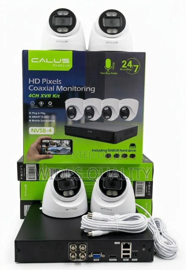 Calus HD Pixel CCTV Camera/ 4 Channel Security CCTV Camera - main view