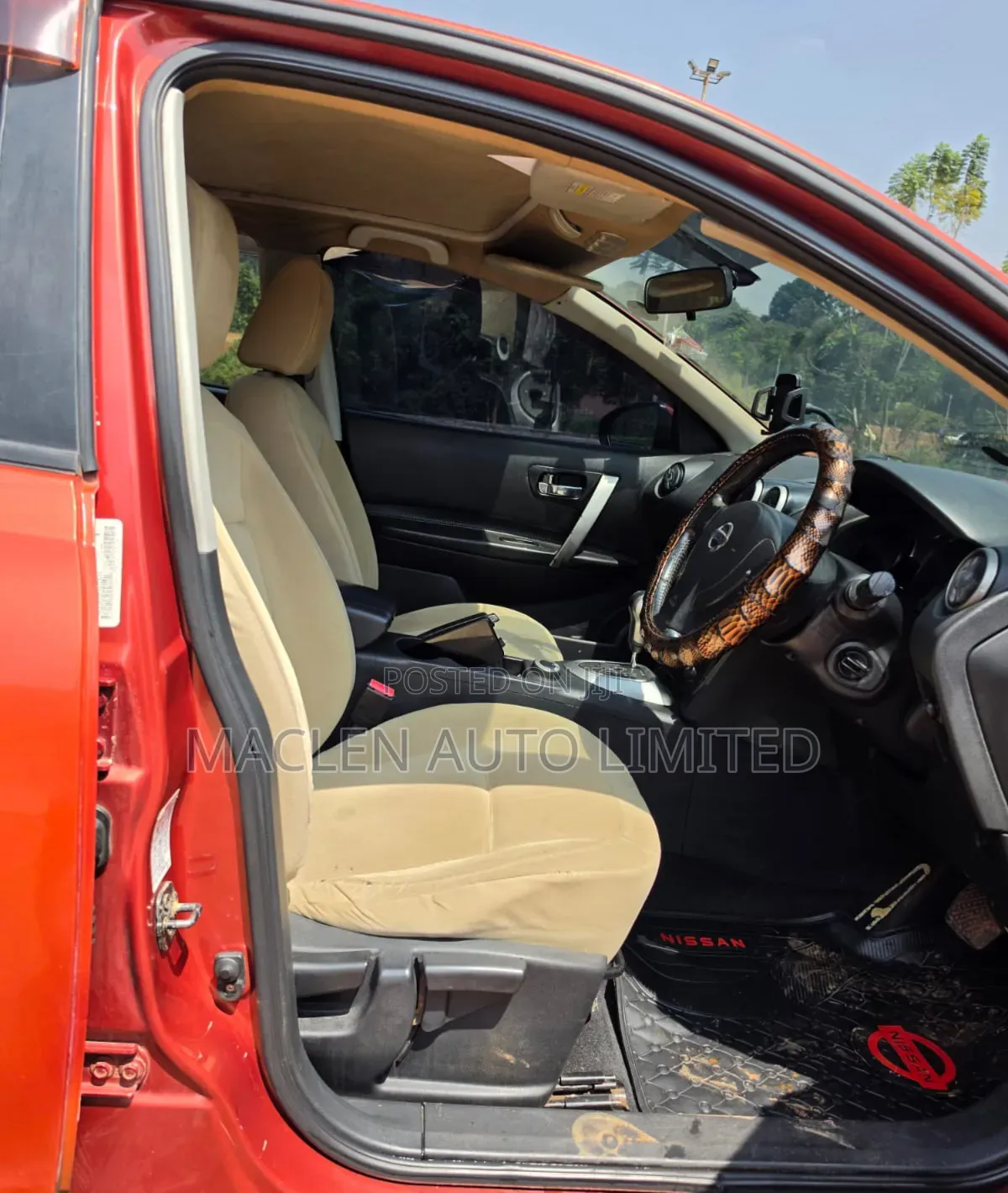 Nissan Dualis 2009 Orange