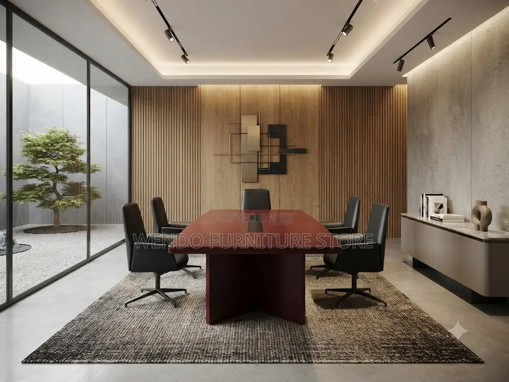 Boardroom Table; 2.4 Meters Mahogany Executive Boardroom Table