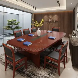 Boardroom Table; 2.4 Meters Mahogany Executive Boardroom Table