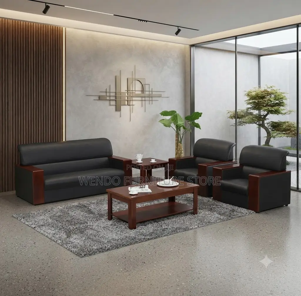 Office Sofa; Five Seaters Executive High Cushioned Sofa Set