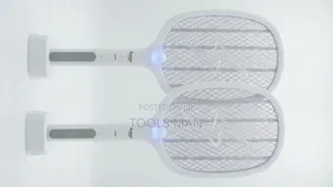 GECKO Rechargeable Mosquito Racket With UV Light Dock.