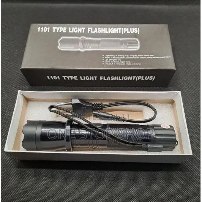 2in1 Flashlight With Teaser Security Mechanism