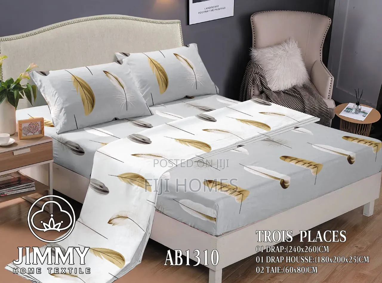 Coloured Stripped 6pc Mattress Cover