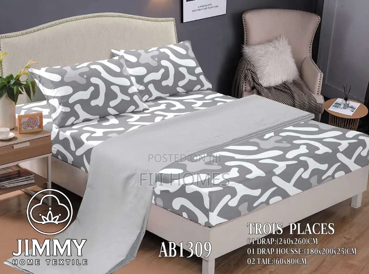 Coloured Stripped 6pc Mattress Cover
