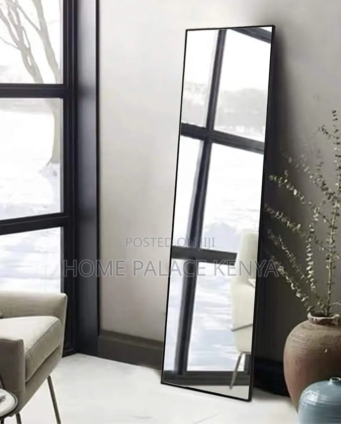 Dressing Mirror: Aluminium Alloy Linear Display Profile Mirror