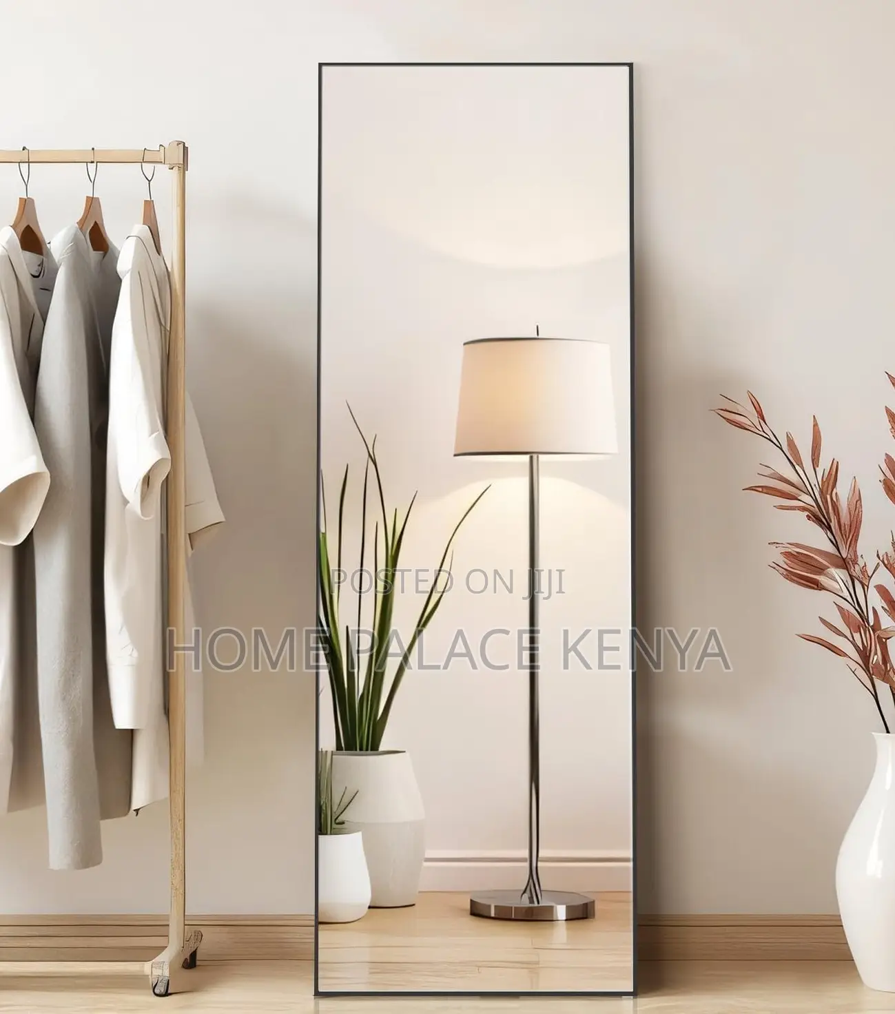 Dressing Mirror: Aluminium Alloy Linear Display Profile Mirror