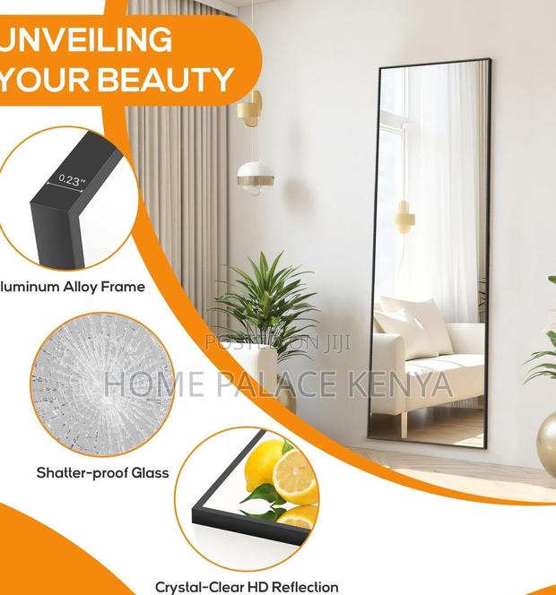 Dressing Mirror: Aluminium Alloy Linear Display Profile Mirror - thumbnail 13
